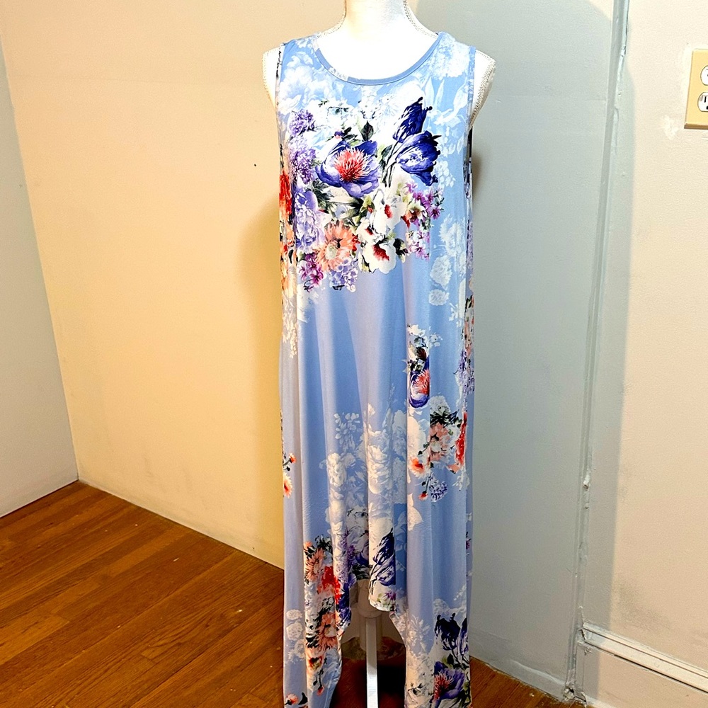 Floral dress high/low